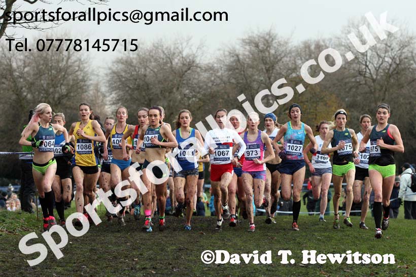Senior Women and under-23 Womens 2017 British Athletics Liverpool Cross Challenge, Sefton Park, Liverpool. Photo:  David T. Hewitson/Sports for All Pics
